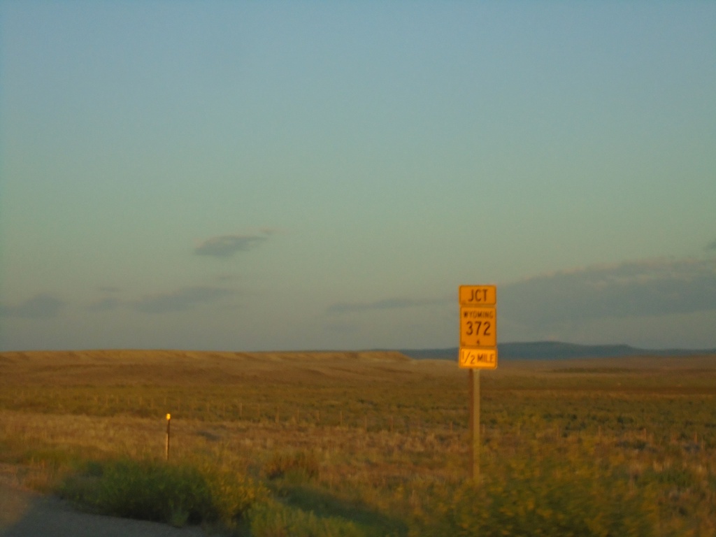 US-189 South Approaching WY-372