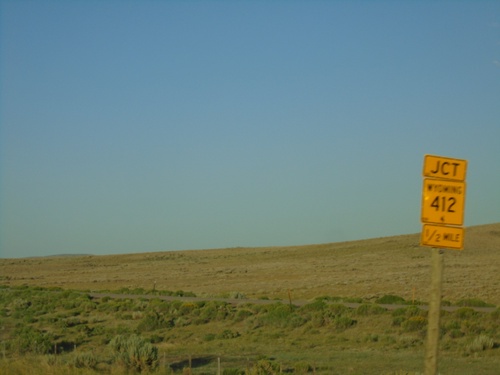 US-189 South Approaching WY-412