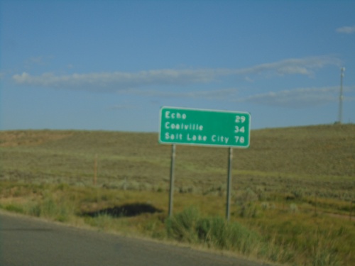 I-80 West - Distance Marker