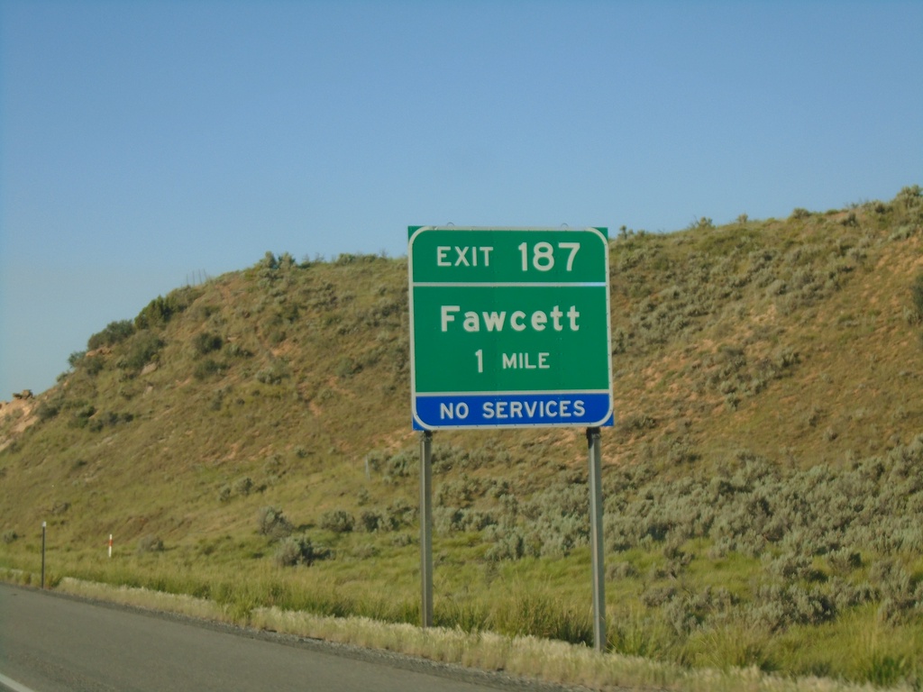 I-80 West - Exit 187