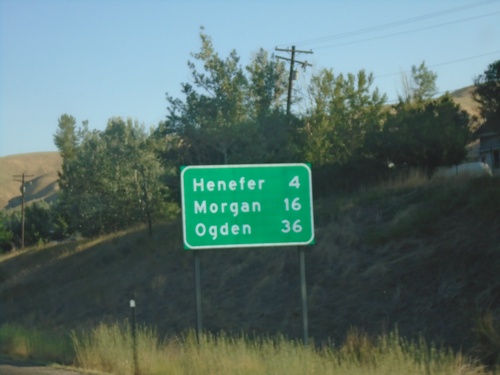 I-84 West - Distance Marker