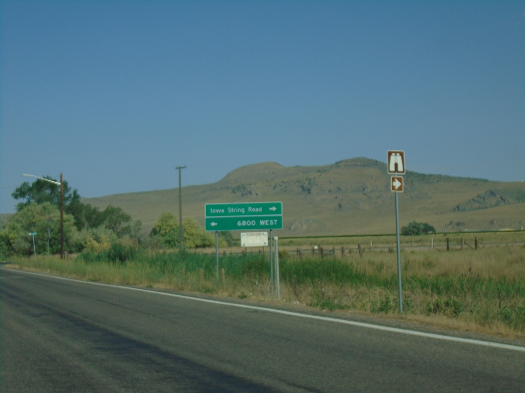 UT-83 North at N 6800 W and Iowa String Road