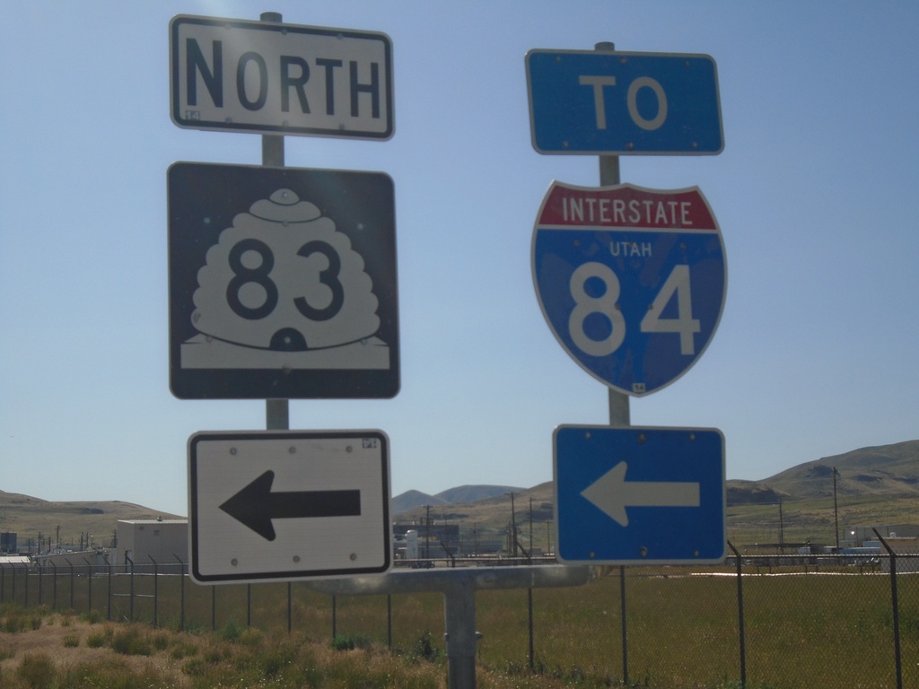 UT-83 North to I-84 - Box Elder County