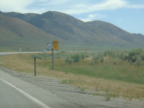 US-30 East/WY-89 South - Lincoln County