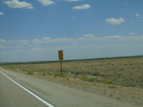 WY-372 South Approaching WY-28 East