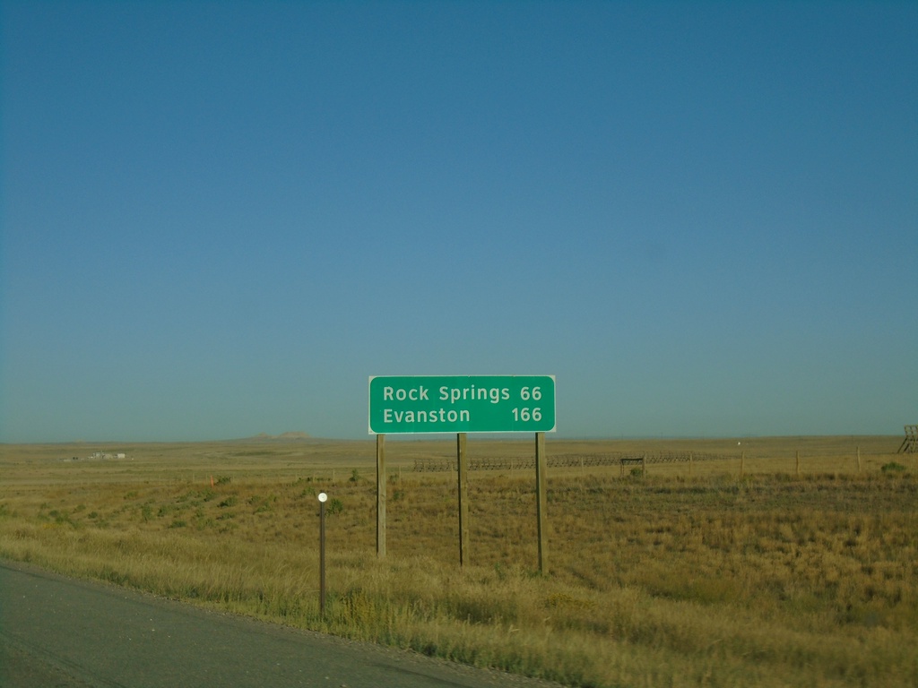 I-80 West - Distance Marker