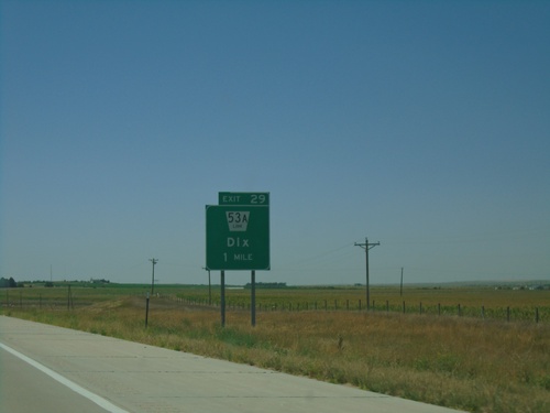 I-80 West - Exit 29