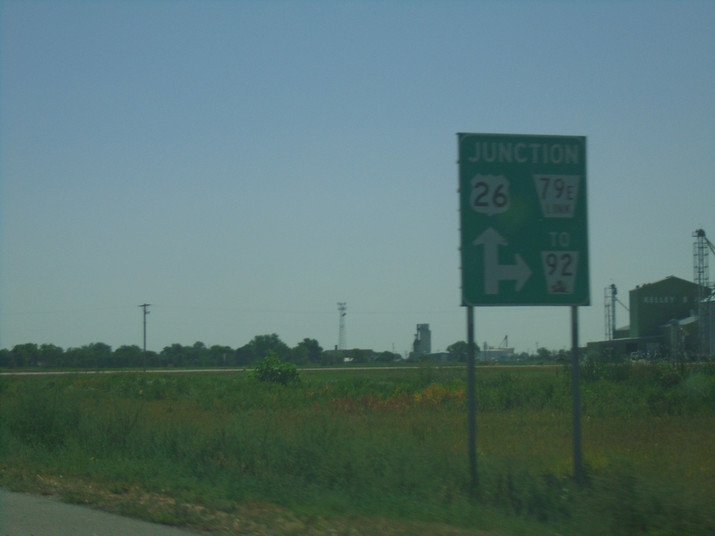 US-26 East Approaching NE-79E Link South to NE-92