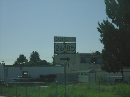 US-26 East Approaching US-85