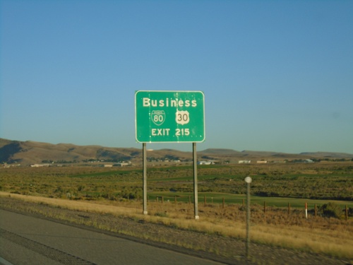 I-80 West - Exit 215