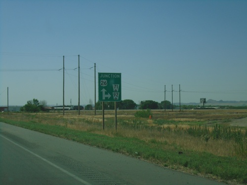 US-26/NE-92 East/NE-71 South approaching NE-92/NE-71 Junction