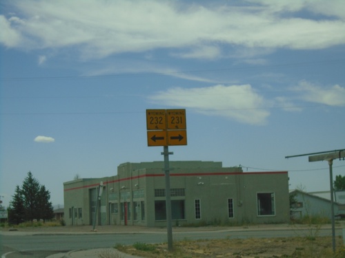 US-30 East/WY-89 South at WY-231/WY-232