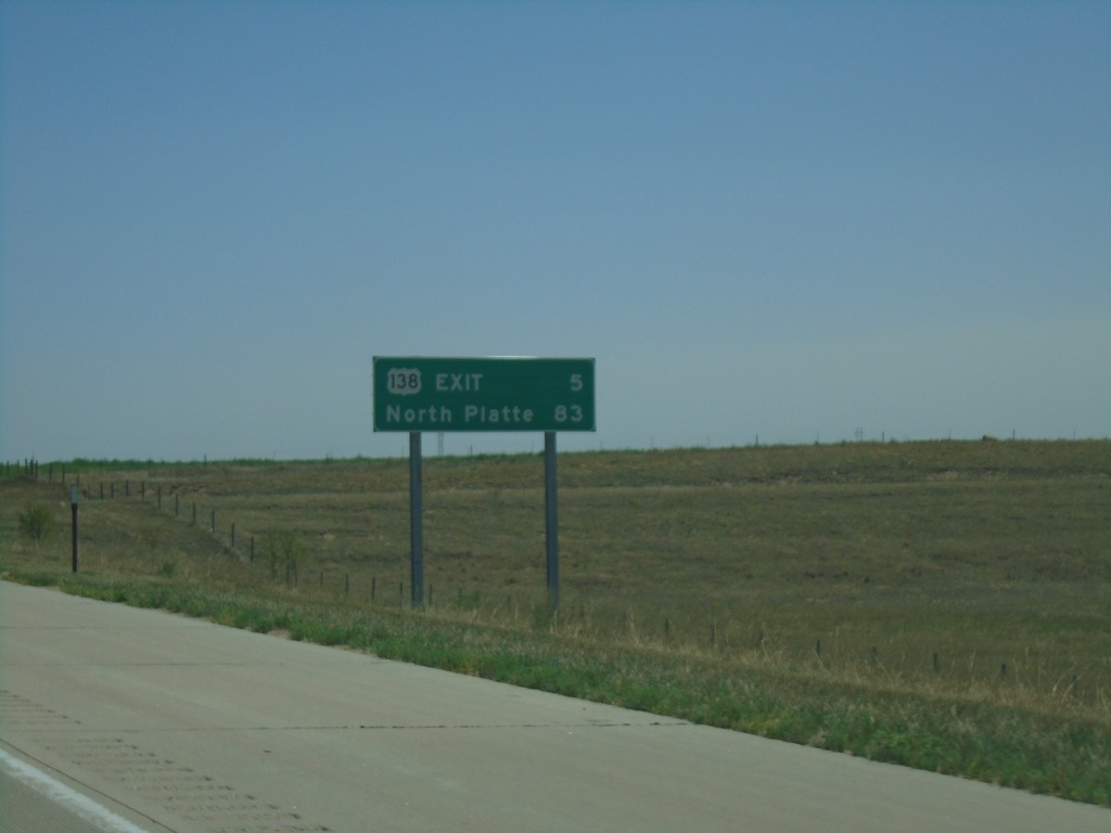 I-80 East - Distance Marker