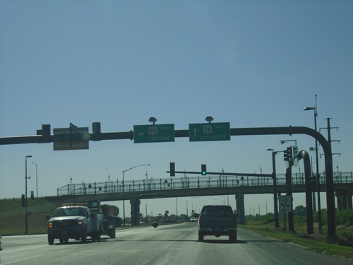 US-26 East/US-85 South at US-26/US-85 Split