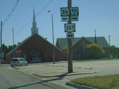 US-26/NE-92 East at NE-92/US-385