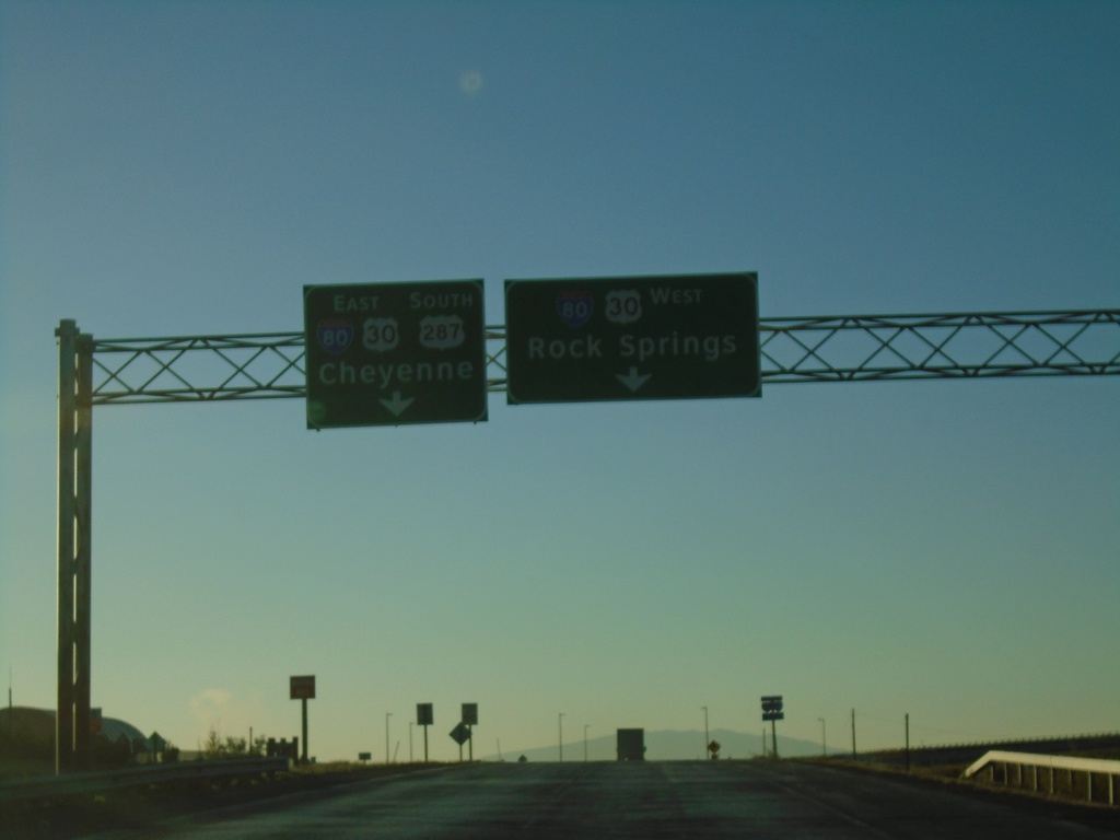 US-287 South at I-80