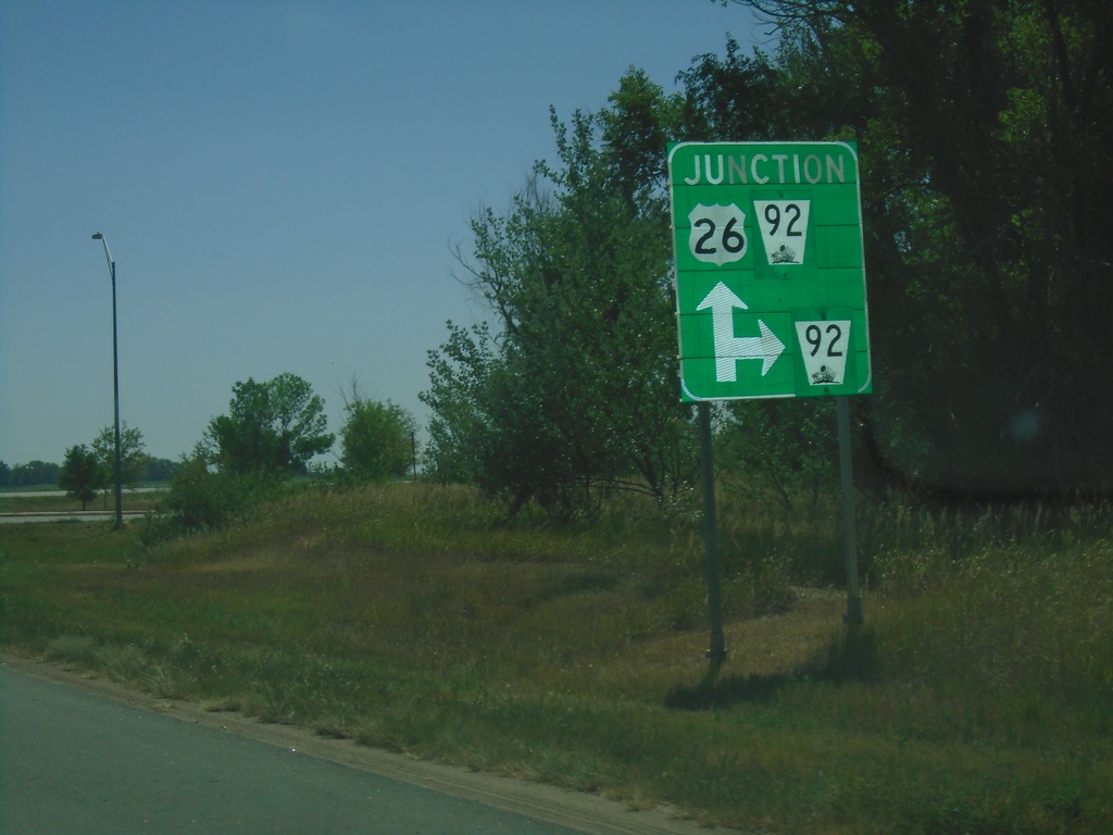 US-26 East Approaching NE-92