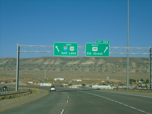 I-80 West - Exit 104