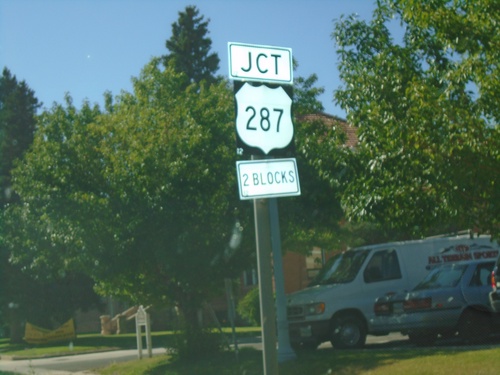 BL-80/US-30 West Approaching US-287