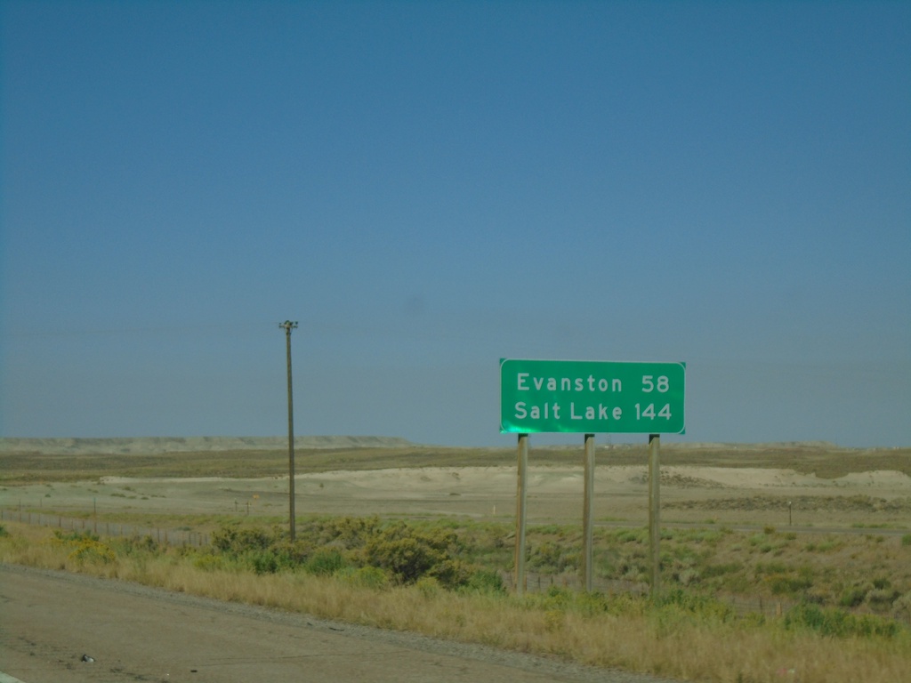 I-80 West - Distance Marker