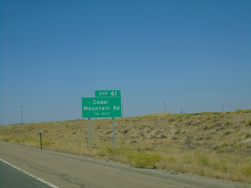 I-80 West - Exit 61