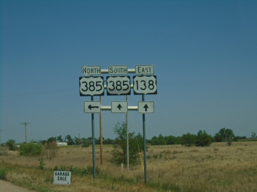 US-138 East at US-385