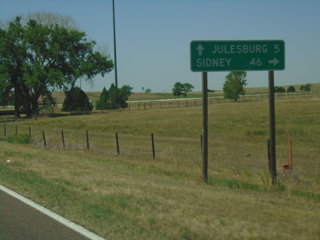 US-138 West at I-80 West (Exit 101)