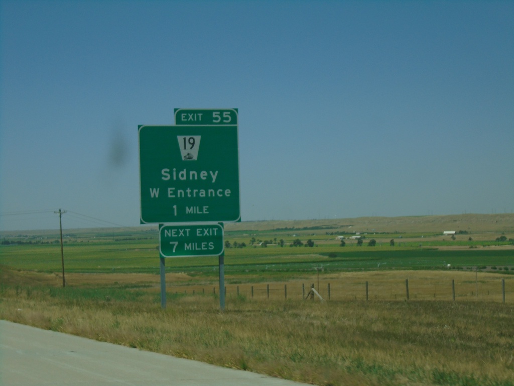 I-80 West - Exit 55