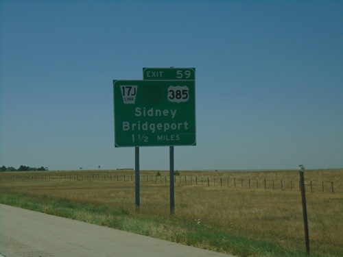 I-80 West - Exit 59