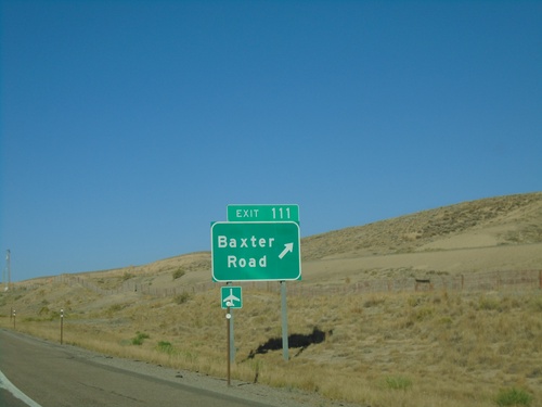 I-80 West - Exit 111