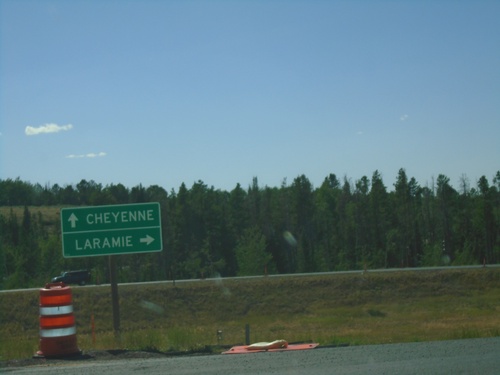 End WY-210 West at I-80/US-30