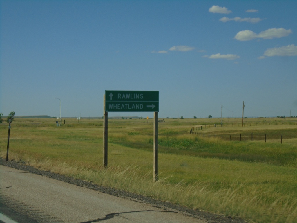 US-30 West/US-287 North At WY-34