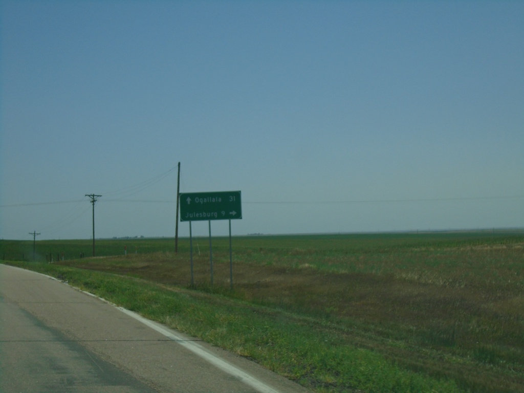 US-30 East/NE-27 South at US-30/NE-27 Split