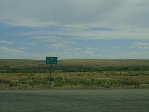 End WY-135 South at US-287/WY-789