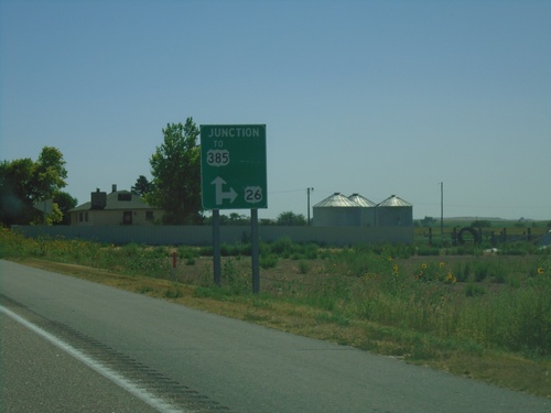 US-26 East Approaching NE-62A Link/To US-385