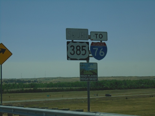 US-385 South/To I-76 - Julesburg