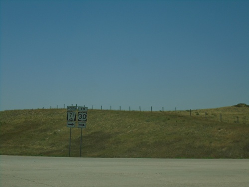 I-80 West - Exit 22 Offramp at NE-71