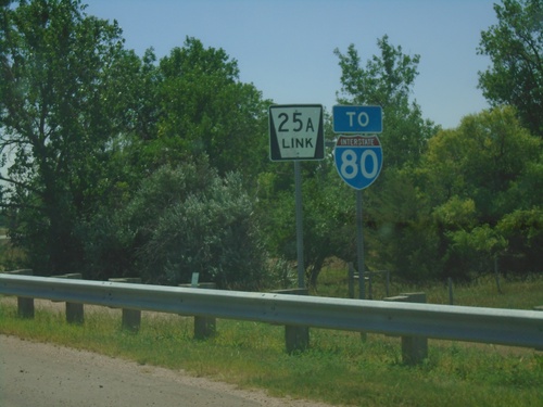 NE-25A South to I-80