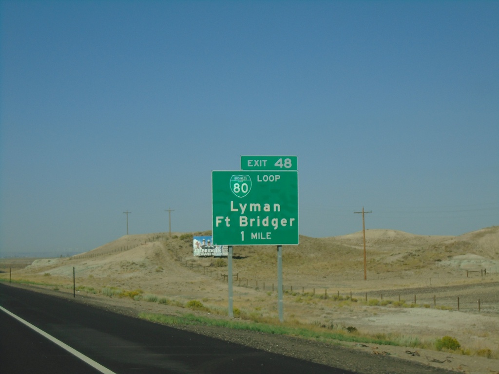 I-80 West - Exit 48