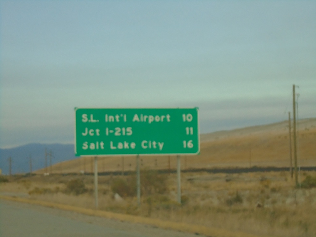 I-80 East - Distance Marker