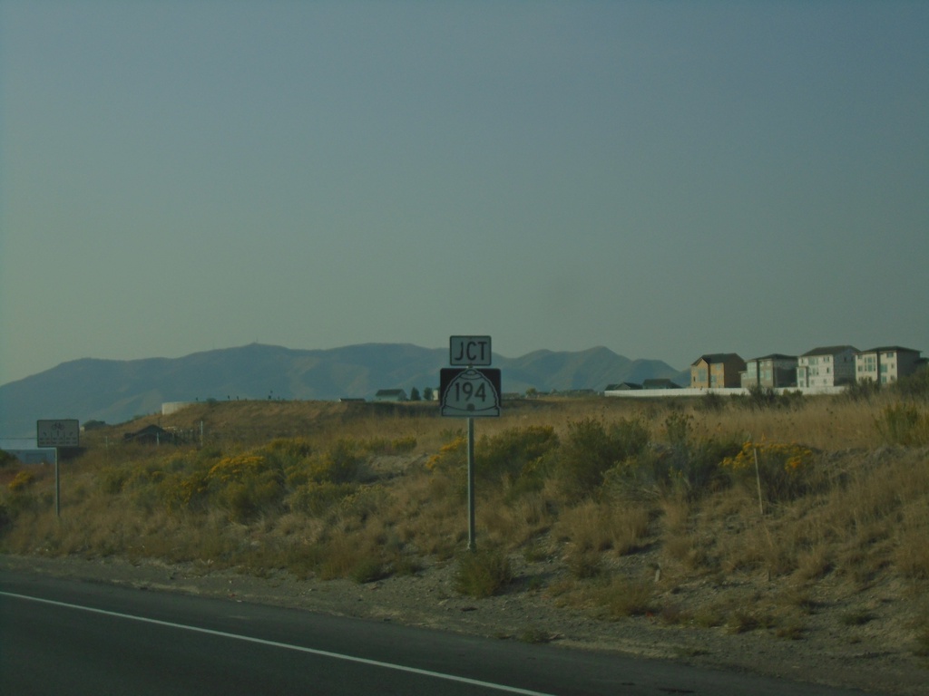 UT-68 South Approaching UT-194 East