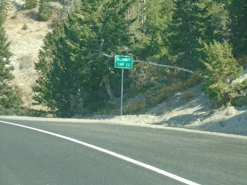 US-191 North - Elevation 9114 Feet