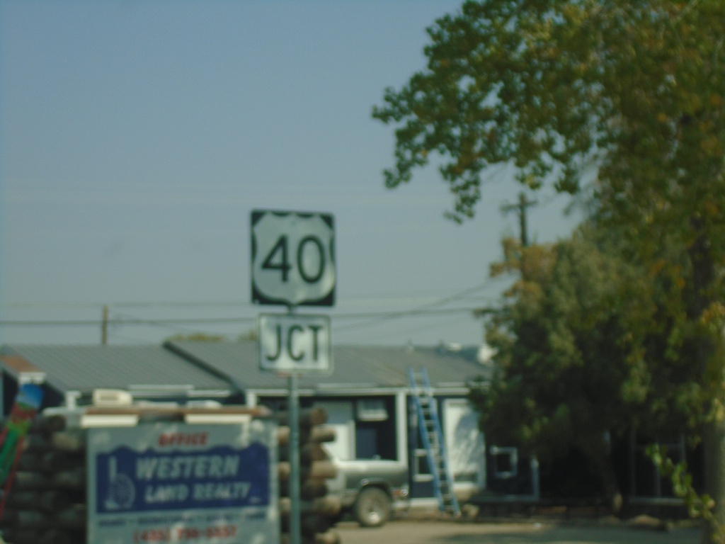 US-191 North Approaching US-40