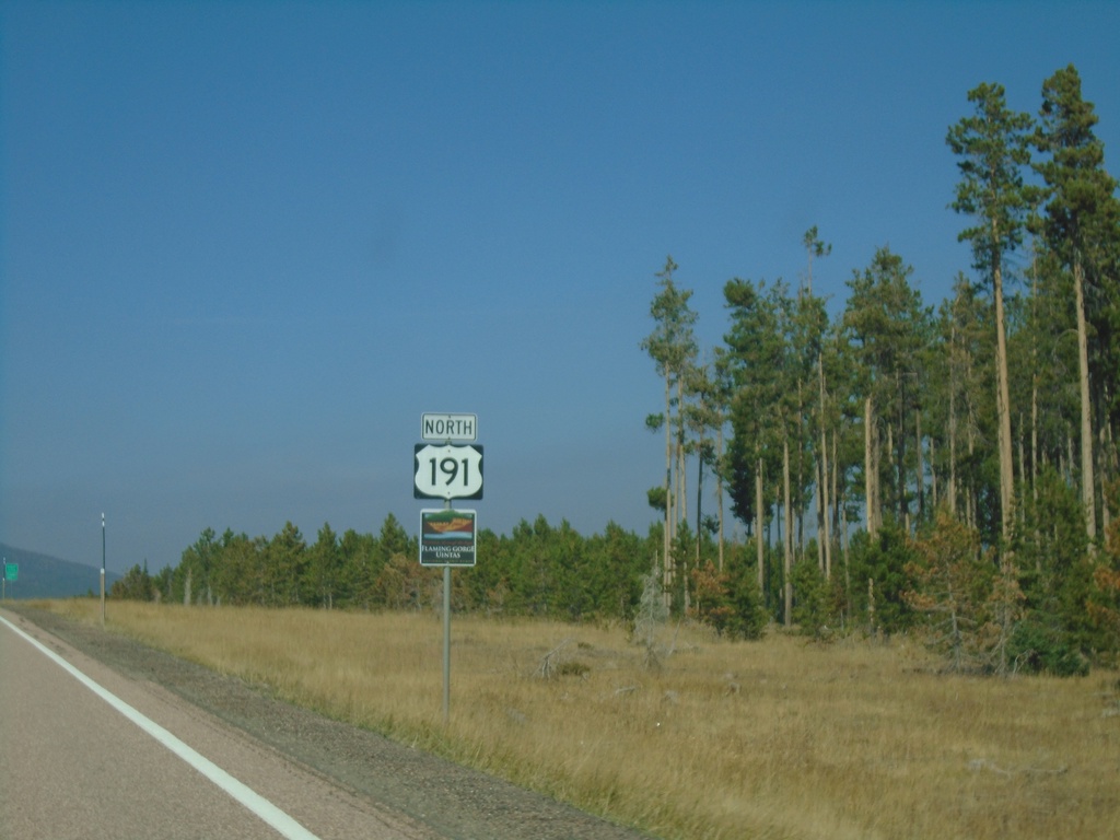 US-191 North - Flaming Gorge Uintas Scenic Byway