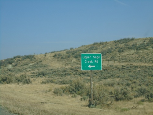 US-191 North - Upper Sage Creek Road