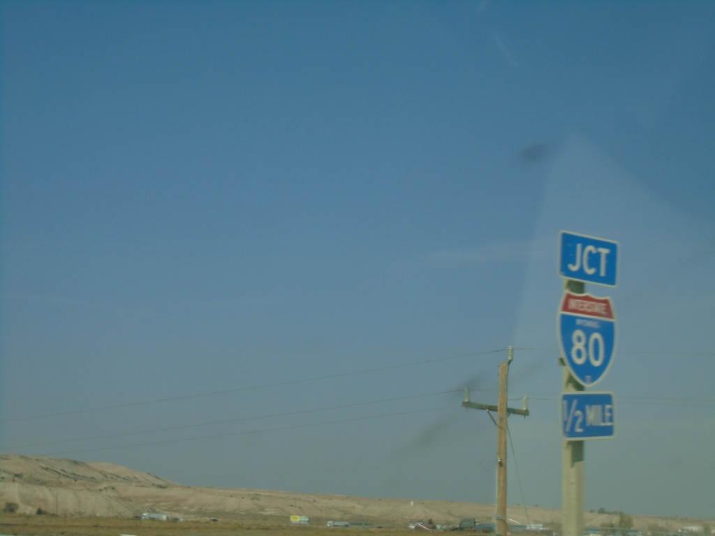 US-191 North Approaching I-80