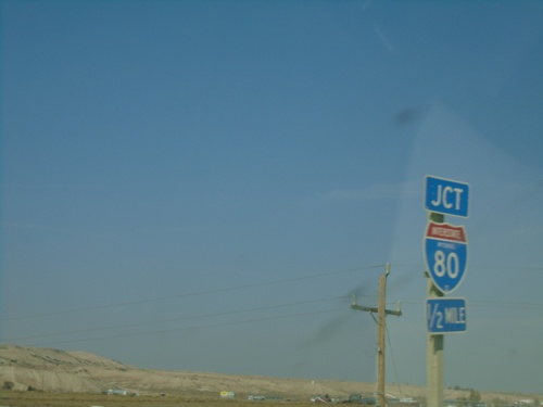 US-191 North Approaching I-80