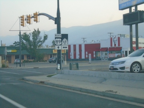 US-89 North at UT-68