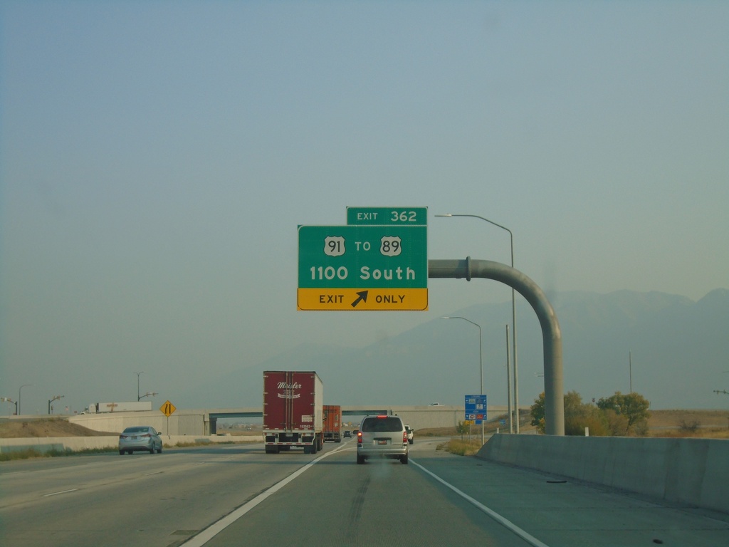 I-15 North/I-84 West - Exit 362