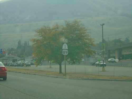 US-91 North Approaching US-89/UT-13